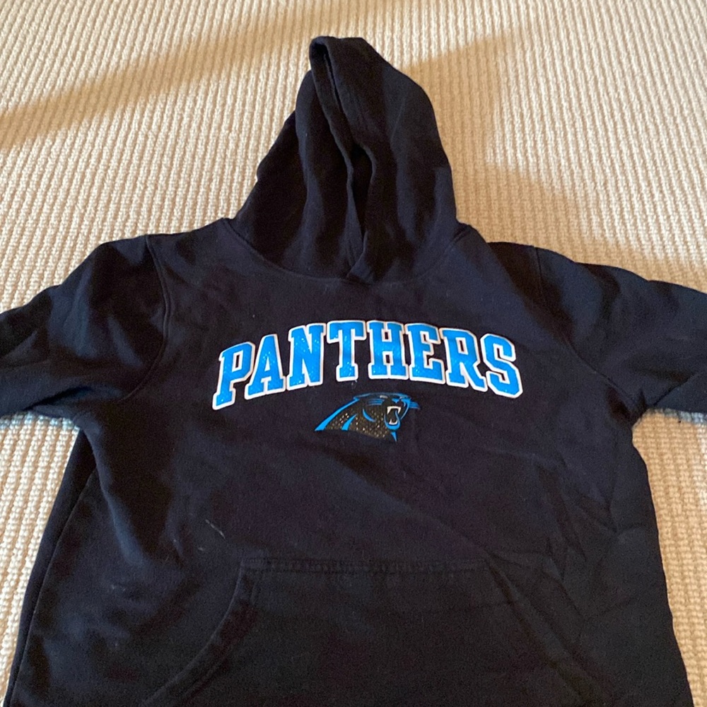 Carolina Panthers youth XL Hooded sweatshirt